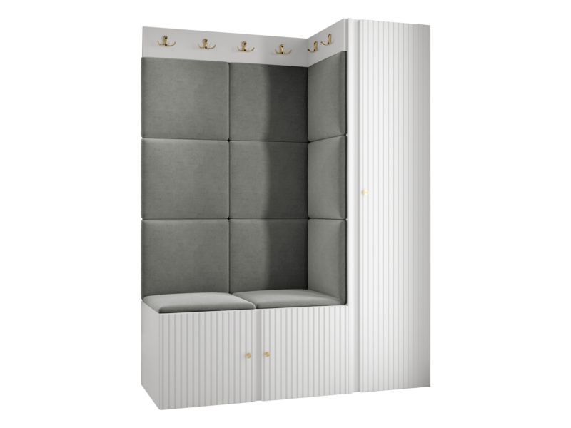 Zestaw MIRJAN 24 Orion Ryfel Slim IX biały + szary 1 kpl.