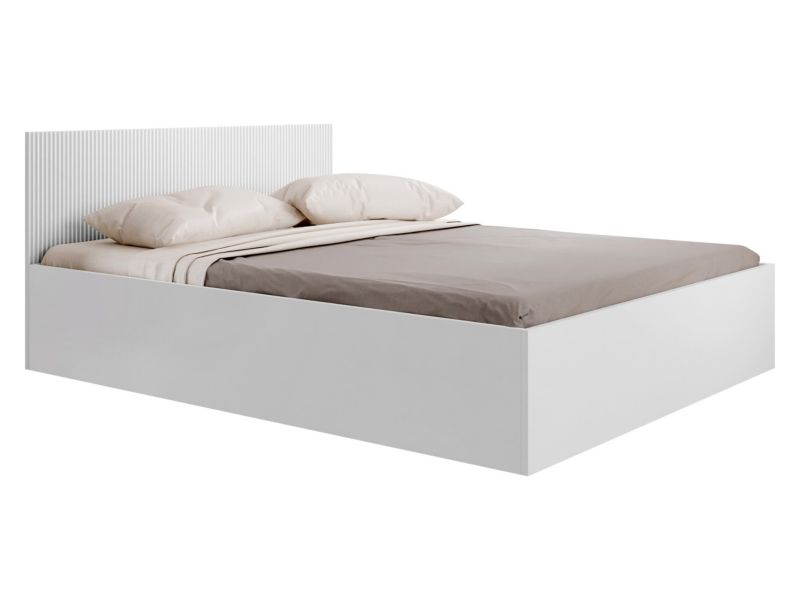 Łóżko MIRJAN 24 Tireno 160x200 biały velvet 1 szt.