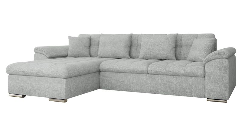 Narożnik z funkcją spania MIRJAN 24 Diana Premium lewy jasny szary 1 szt.