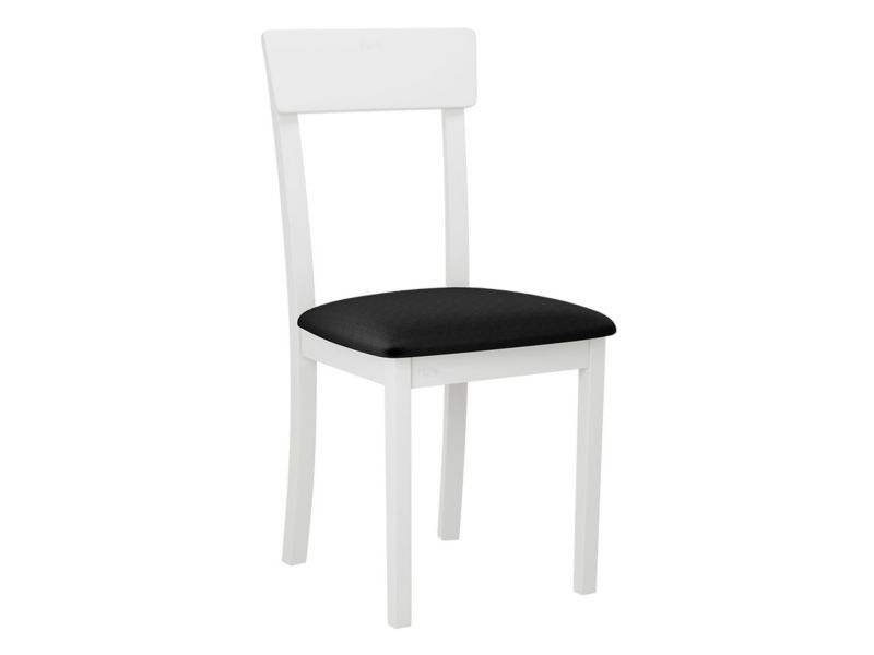 Krzesło MIRJAN 24 Hugo New I biały/czarny aksamit 1 szt.