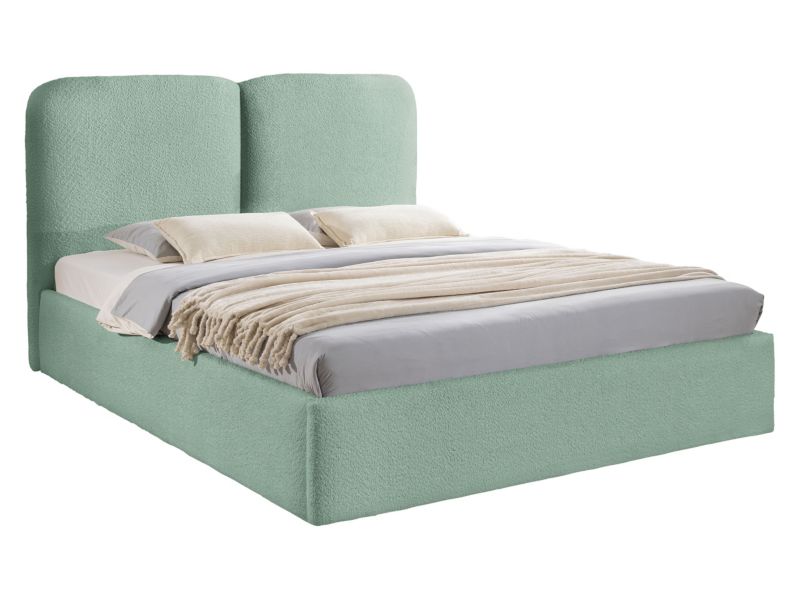 Łóżko tapicerowane MIRJAN 24 Heaven 140x200 miętowy 1 szt.