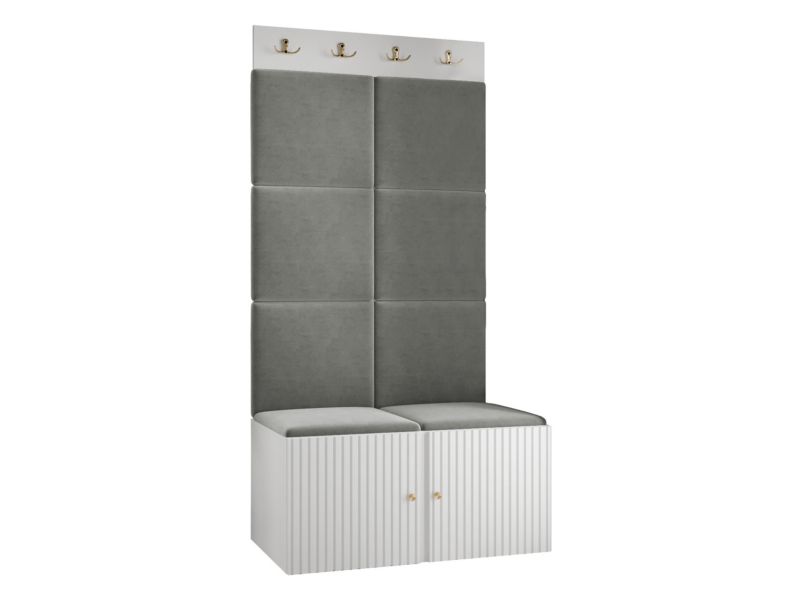 Zestaw MIRJAN 24 Orion Ryfel Slim IV biały + szary 1 kpl.