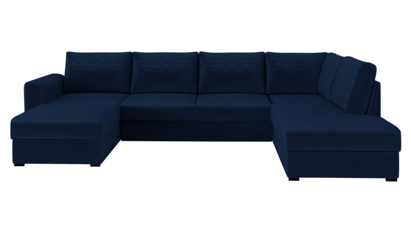 Narożnik z funkcją spania MIRJAN 24 Wilma Premium prawy granatowy 1 szt.