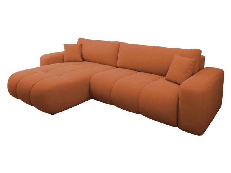 Narożnik z funkcją spania MIRJAN 24 Furyn Maxi miedziany 1 szt.