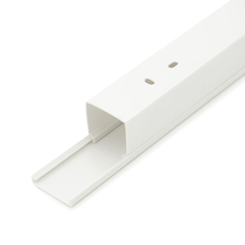 Korytko kablowe CanaLux CNL-C-30030-8, kanał elektroinstalacyjny 30x30mm z pokrywą 16 mb, białe, 8 szt.