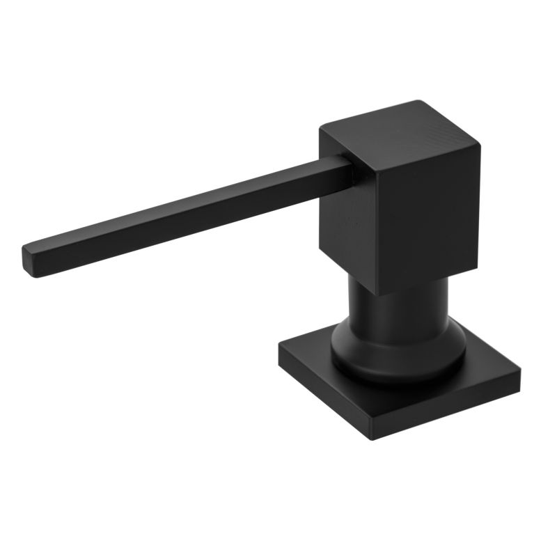 Dozownik do mydła, GranMaster, kwadratowy, czarny 1 szt.