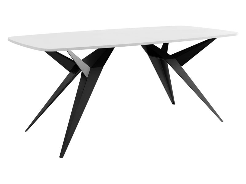 Stół rozkładany MIRJAN 24 Axis 160 czarny + biel arktyczna 1 szt.