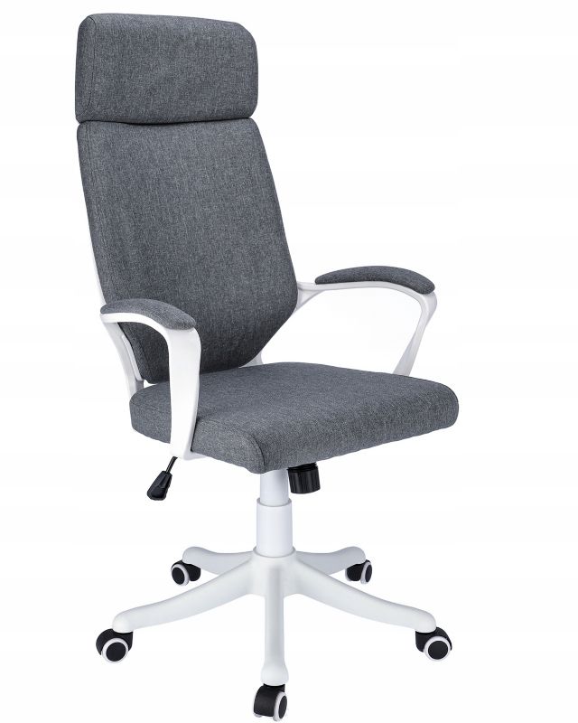 Fotel ergonomiczny obrotowy JUMI biurowy regulowany ICON do biura szary 1 szt.