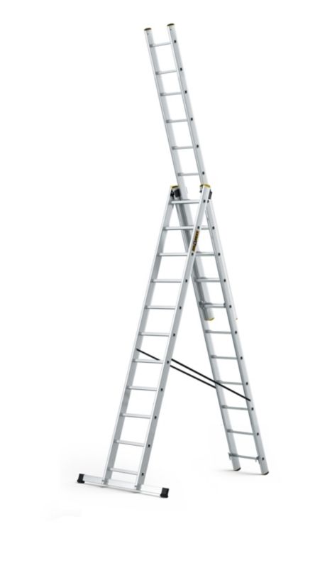 Drabina aluminiowa wielofunkcyjna DRABEST 3x11 stopni profesjonalna 1 szt.