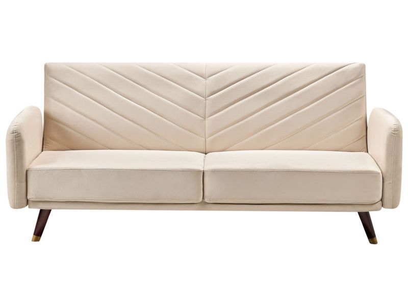 Sofa rozkładana Senja Beżowy 1 szt.