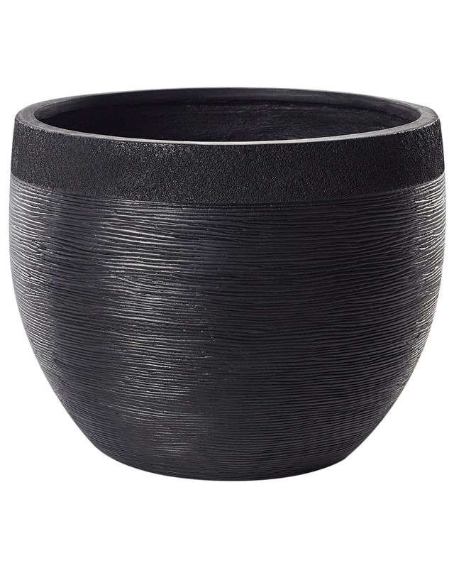 Doniczka ZAKROS Ceramika 50 cm czarna 1 szt.