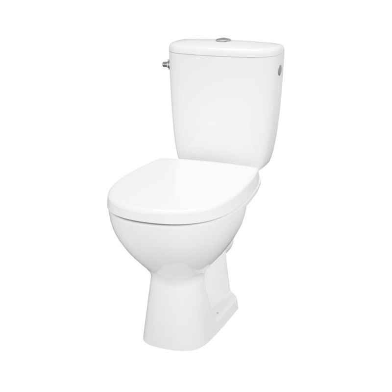 Kompakt WC GoodHome Kamori bezkołnierzowy z deską z duroplastu