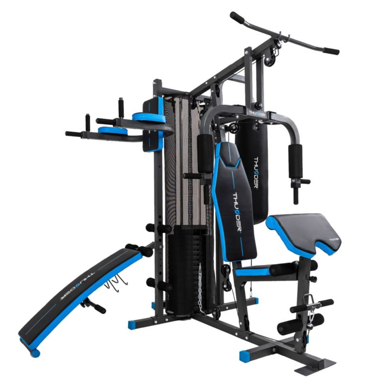 Atlas treningowy THUNDER PUNCH wielofunkcyjny worek bokserski modlitewnik prasa 87 kg stos 1szt.