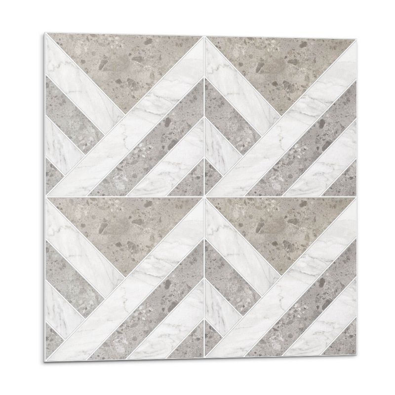 Kafelki samoprzylepne Wallfluent 30x30 cm Kafelkowy motyw geometryczny 9 szt.