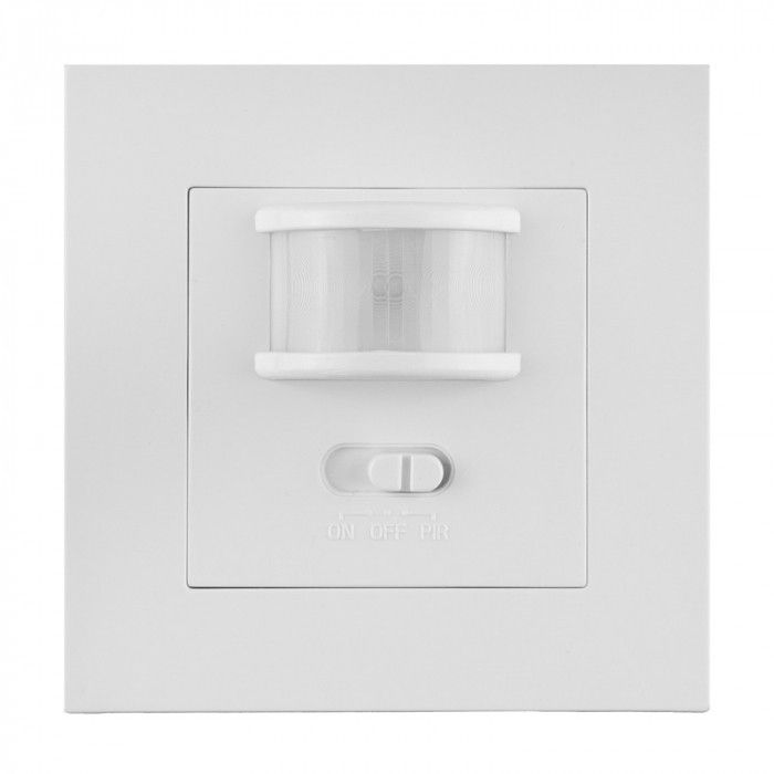 Czujnik ruchu i zmierzchu Ecolight dopuszkowy biały do 9 metrów dopuszkowy IP20 wym: 8,3 x 8,3 x 3,5 cm - 1 szt.