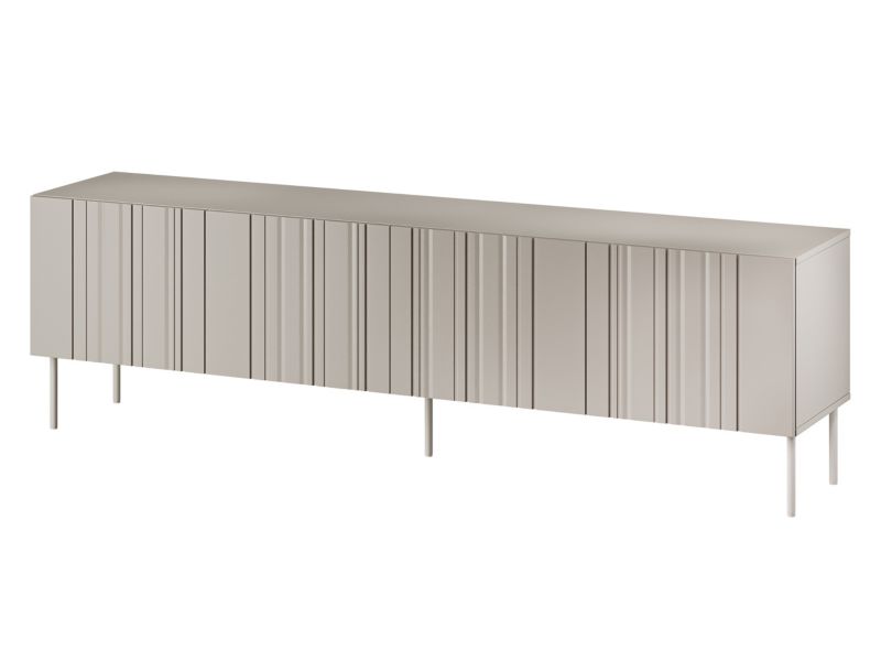 Szafka RTV MIRJAN 24 Isla 200 4D beż mat 1 szt.