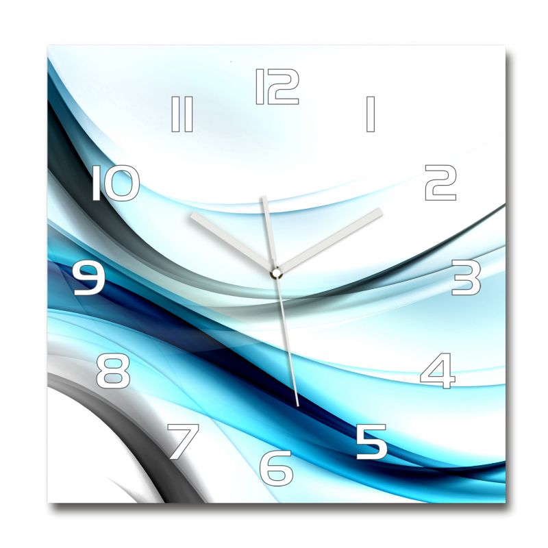 Zegar szklany Tulup Abstrakcja 30x30 cm cm cichy 1 szt.