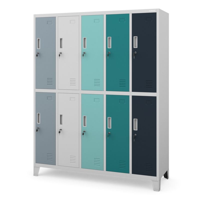 Szafa metalowa BHP socjalna Jan Nowak Bartek 172x136x45 cm wielokolorowa 1 szt