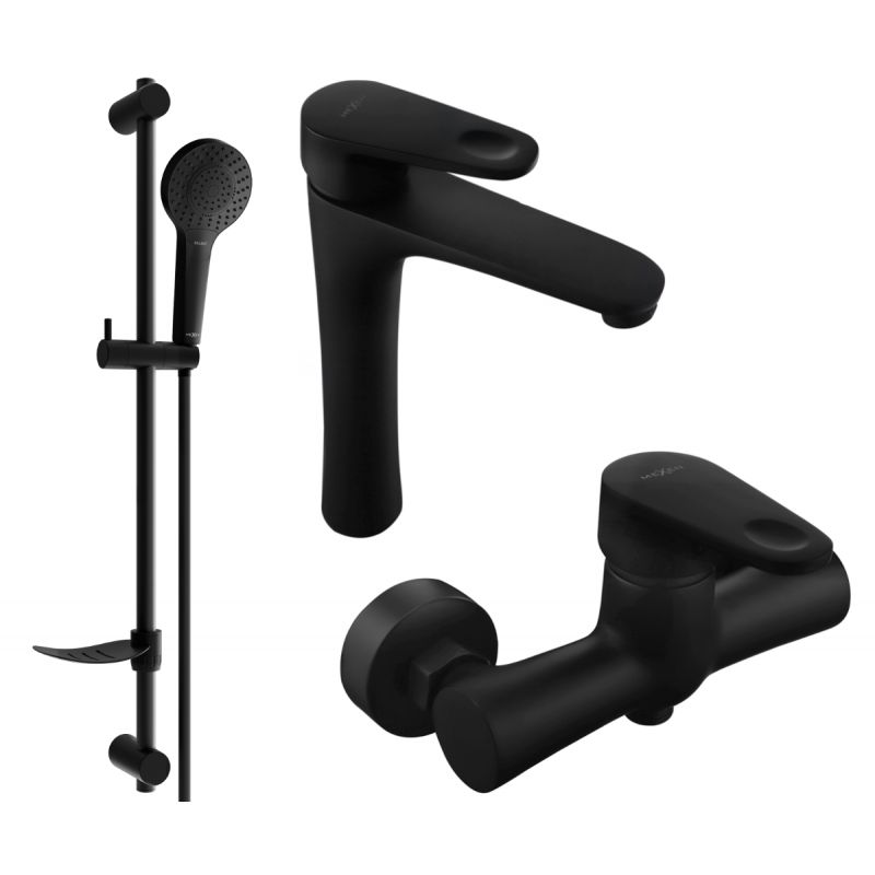 Zestaw prysznicowy Mexen Kama czarny 72514DF05-70 1 szt.