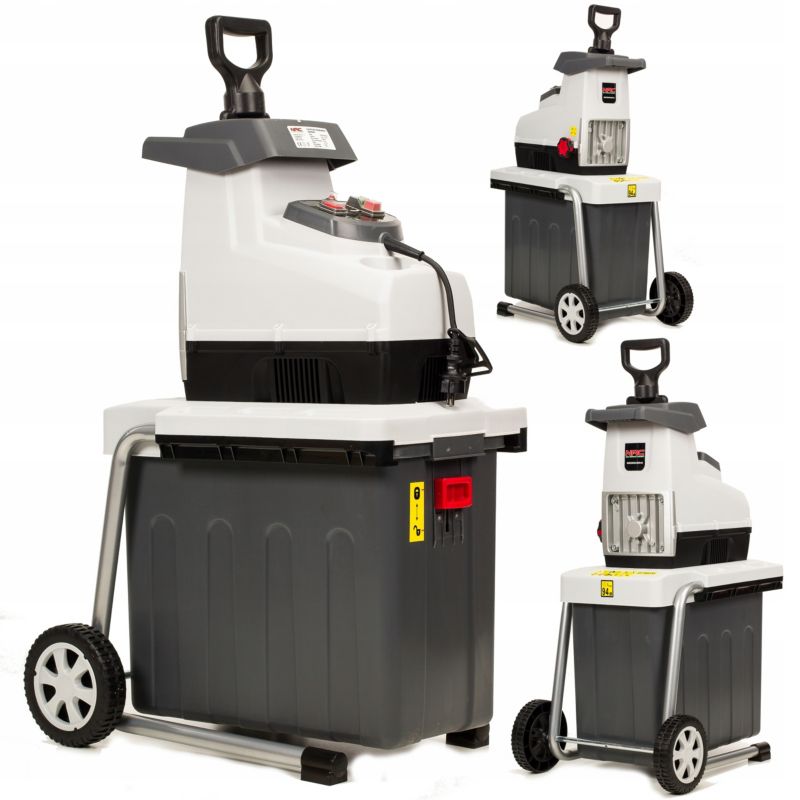 Rozdrabniacz frezowy elektryczny NAC SHE280S-BOX-G 2800 W z pojemnym zbiornikiem 60 l 1 szt.