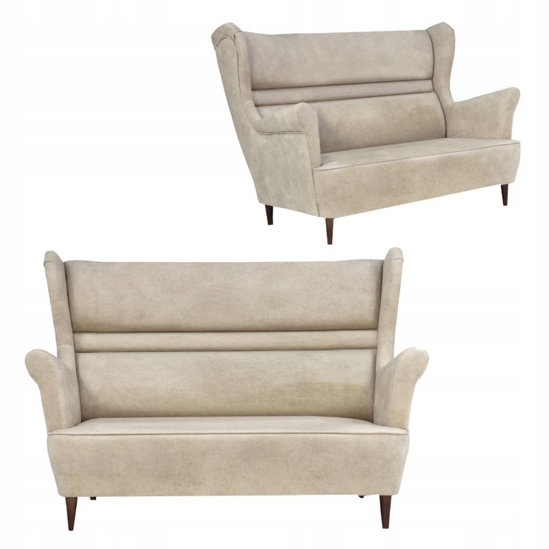 Sofa uszak do salonu nierozkładana Family Meble Zoja beżowa 1szt