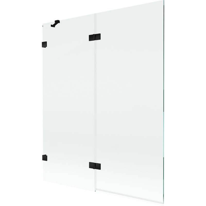 Parawan nawannowy 2-skrzydłowy Mexen Lunar czarny 140x150 cm 1 szt