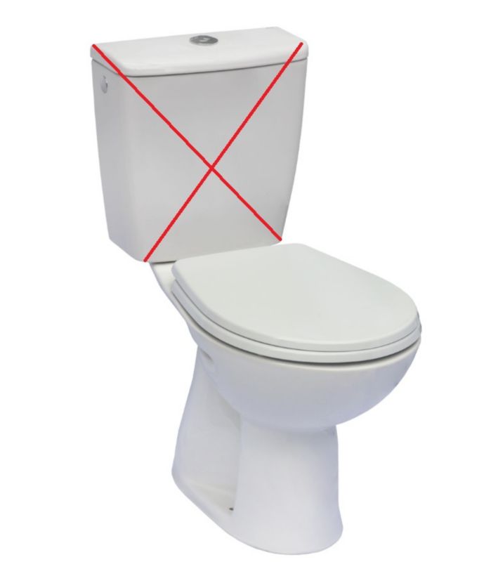 Zestaw Roca ADELE Miska wc do kompaktu o/pionowy z deską PP 1 szt.