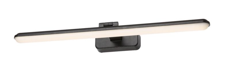 Kinkiet ścienny Rabalux Nabil czarny matowy-biały nad lustro LED 15W 4000K 830lm IP20 wym: 6 x 61 x 16 cm - 1 szt.