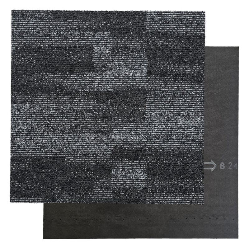 Płytka dywanowa VIENNA BLOCKX 29 ciemno szara do biura, do sklepu, do salonu 5m2