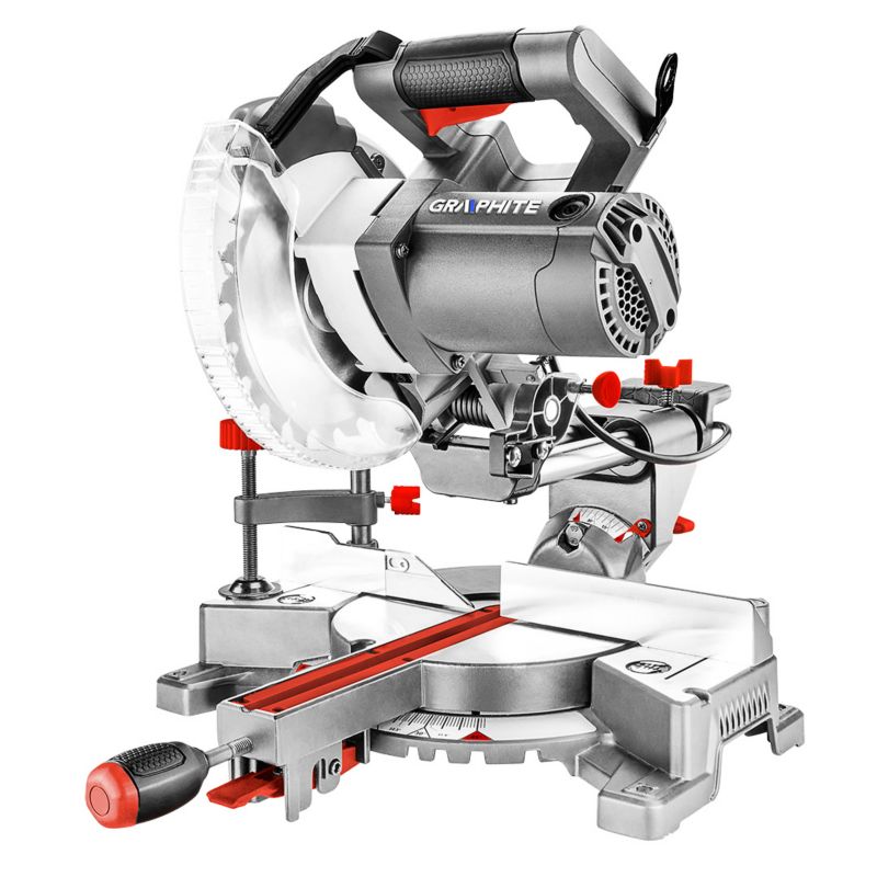 Pilarka ukosowa GRAPHITE 1400W, tarcza 185 x 16 mm 1 szt
