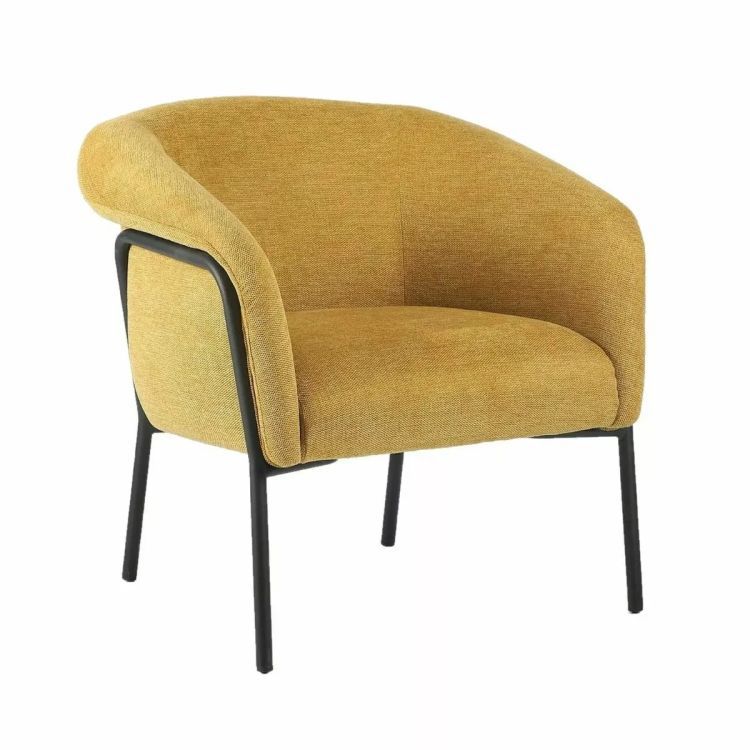 Fotel Signal tapicerowany CLOLVER BREGO curry 1 szt