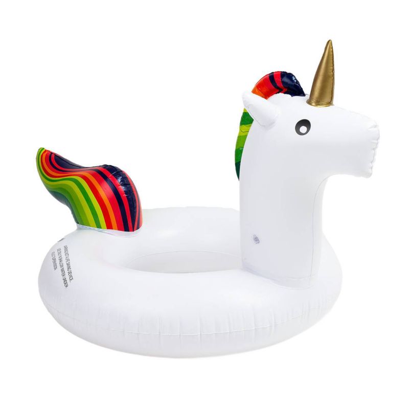 Koło dmuchane do pływania Be-active.pl materac do pływania na basen jednorożec 1szt