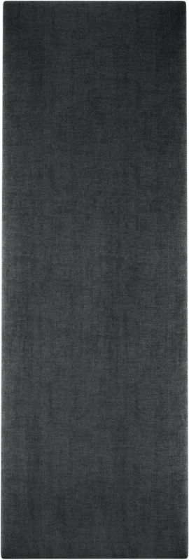 Panel ścienny tapicerowany Stegu Mollis prostokąt 90 x 30 cm antracytowy
