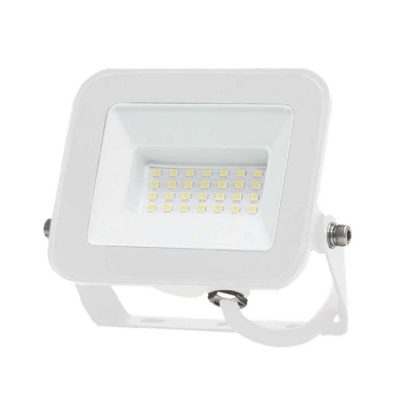 Naświetlacz LED V-TAC biały LED 30W 6500K 2505lm IP65 wym: 13,9 x 16,4 x 2,9 cm aluminium - 1 szt.