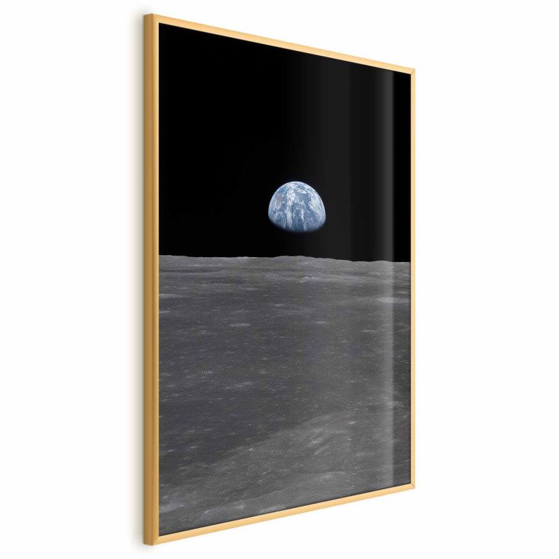 Plakat Artgeist Daleko od domu 29,7x42 cm z ramą złotą 1 szt