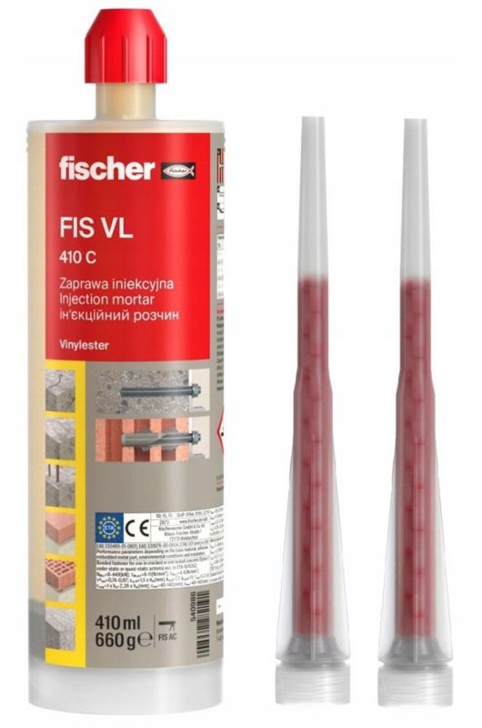 Kotwa chemiczna Fischer 540986 FIS VL 410 C 410 ml 1szt.
