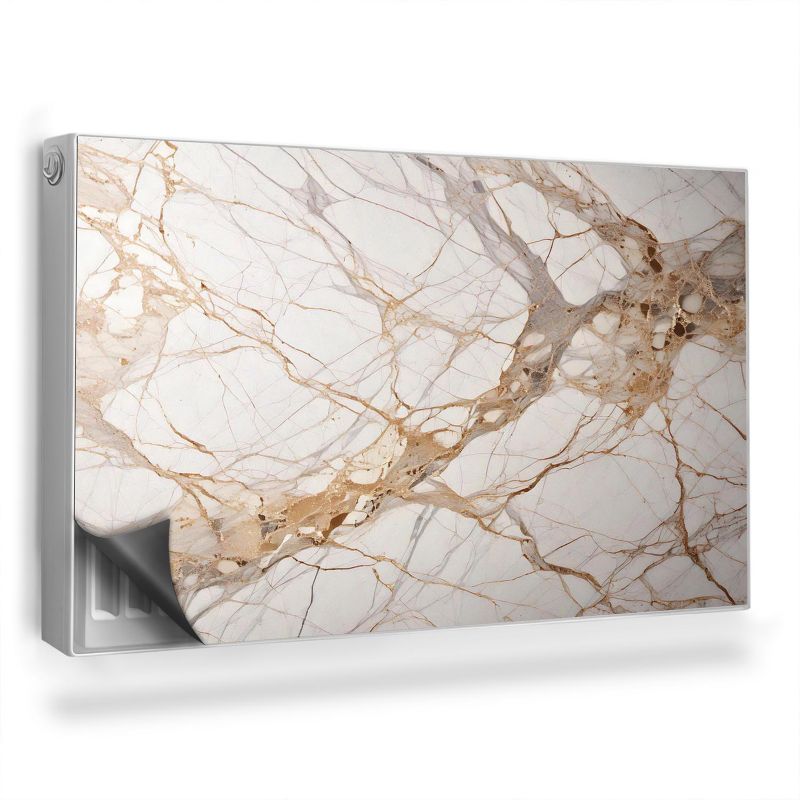 Ozdobny magnes na kaloryfer Wallfluent 100x60 cm Tekstura marmuru 1 szt.