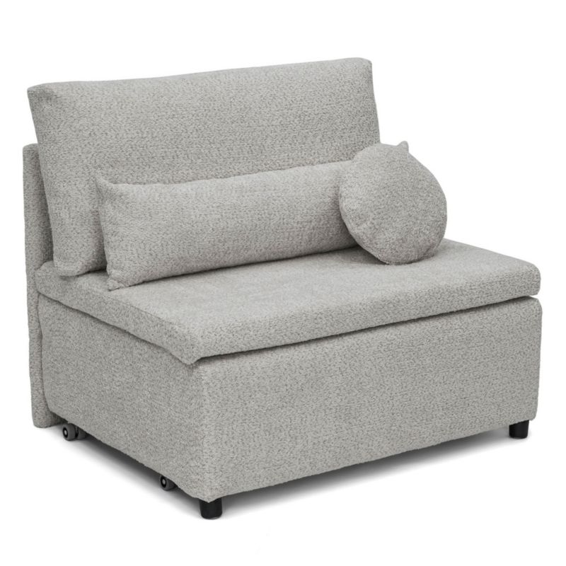 Sofa dwuosobowa z funkcją spania MebleMWM ELITTE anthology 17 boucle poduszki w zestawie 1 szt.