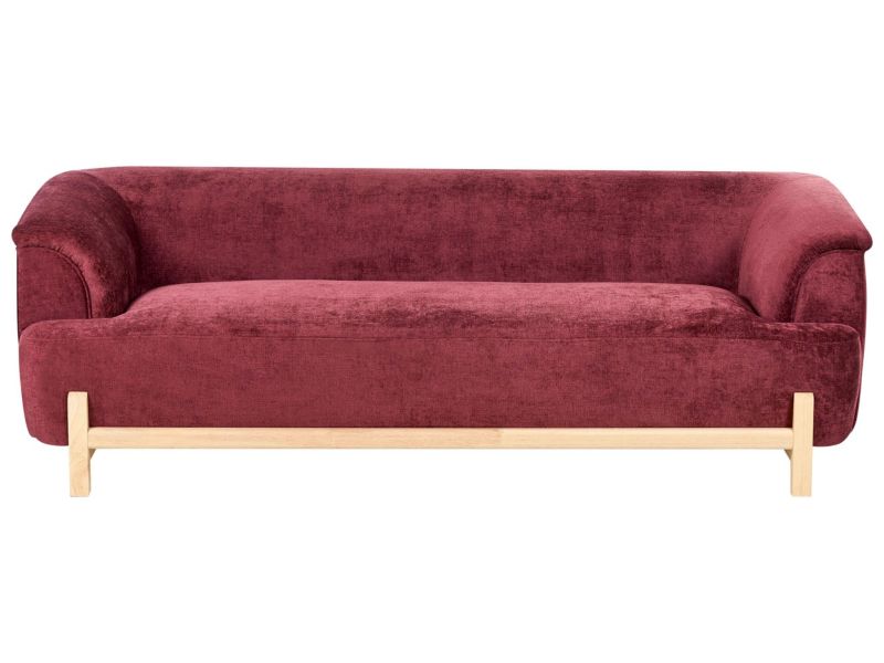Sofa dla 3 osób Alnor Szenil Burgundowy 1 szt.
