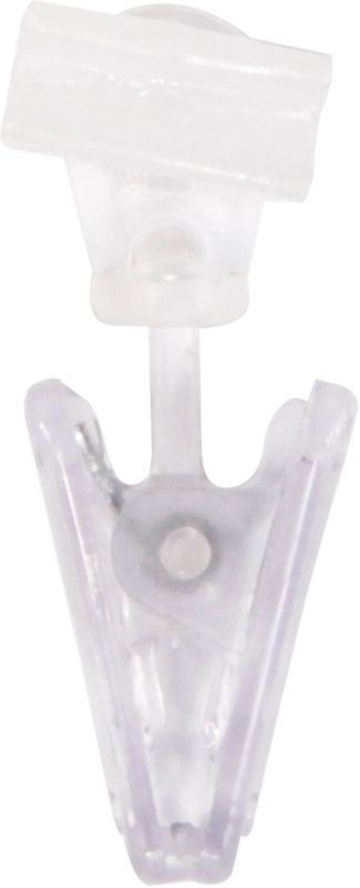 Żabki do szyn aluminiowe slim transparentne 10 szt.