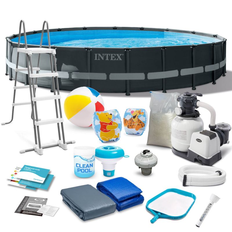 Basen ogrodowy Intex stelażowy z pompą 610x122 26334-17W1 1szt.