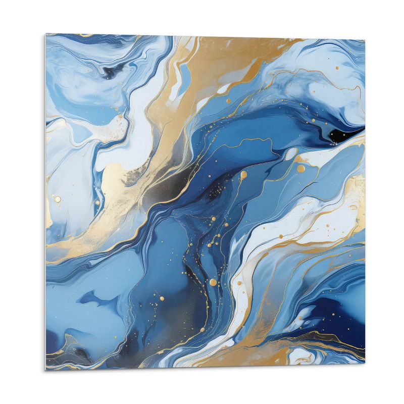 Kafelki samoprzylepne Wallfluent 50x50 cm Abstrakcyjne wzory fal i plam 4 szt.