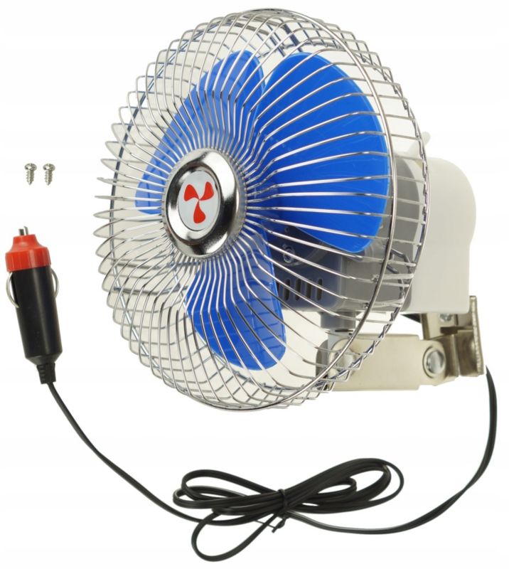 Wentylator Samochodwy FEINZ Obrotowy Wiatrak 24V Mocny Nawiew Do Auta 1 szt.