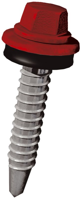 Wkręty samowiercące Diall 4,8 x 35 mm czerwone 50 szt.