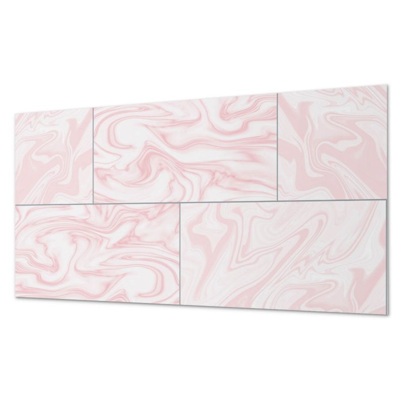 Ścienny Panel PCV Samoprzylepny ArtPrintCave 120x60 cm Wzór marmurowy z falami 1 szt.