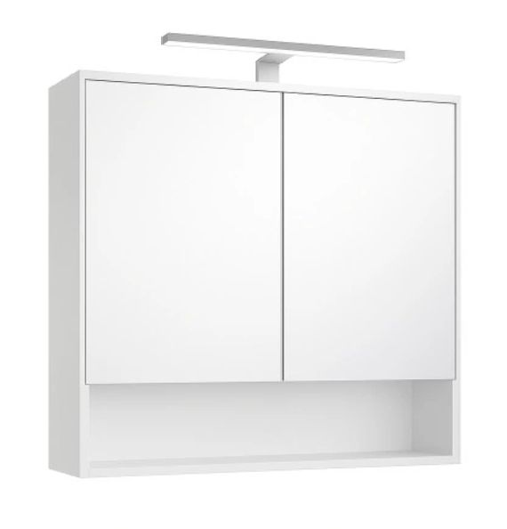 Szafka Lustrzana Better Home 80 x 65 cm oświetlenie LED biały mat. 1 szt.