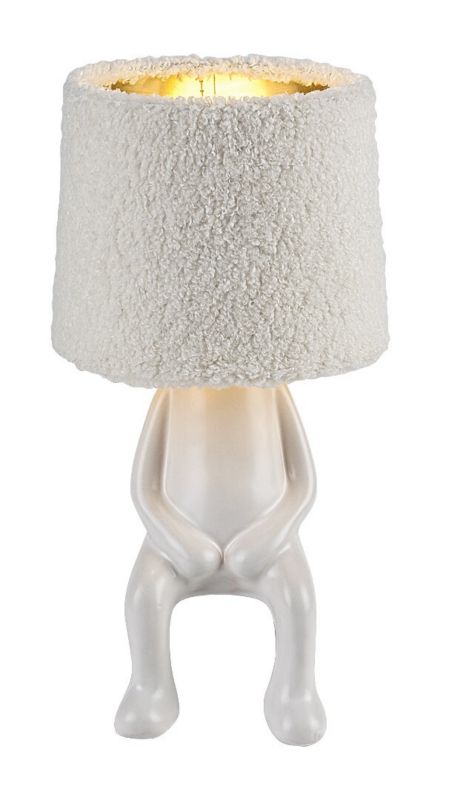 Lampka stołowa Rabalux Smurfy kremowa 1 x E14 x 40W IP20 wym: 30 x 15 x 15 cm ceramika - 1 szt.