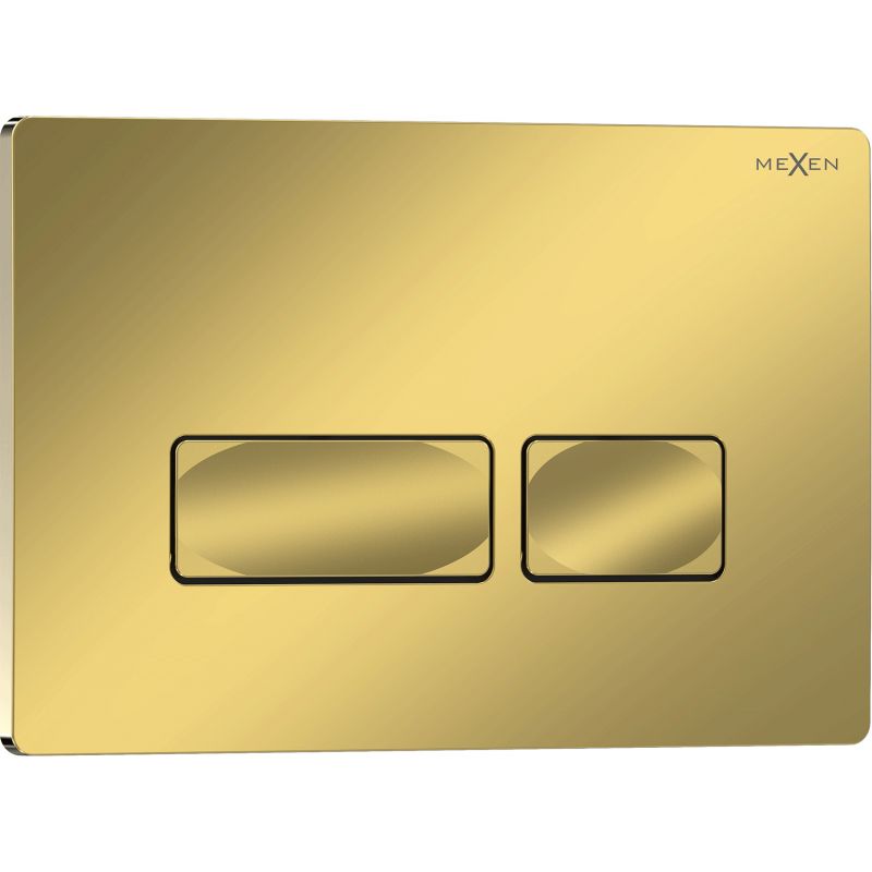 Przycisk spłukujący Mexen Tex 04 złoty szampański 1 szt.