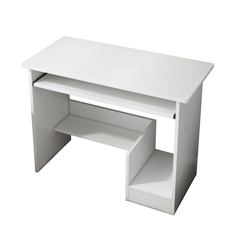 Biurko Komputerowe Rebiko Stolik Białe Młodzieżowe Nowoczesne Z Szufladą Półkami 1 szt.