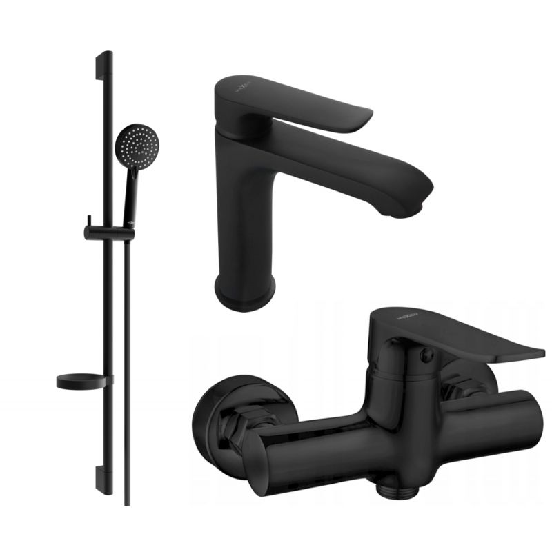 Zestaw prysznicowy Mexen Pecos czarny 72704DS75-70 1 szt.